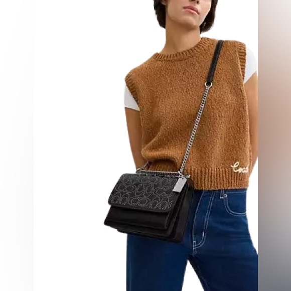 COACH KLARE CROSSBODY BAG WITH SIGNATURE RIVETS NEW 🆕 - Picture 1 of 15